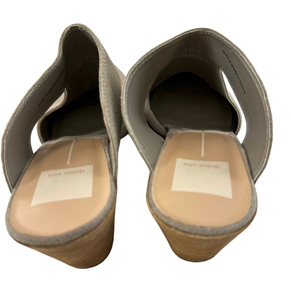 Dolce Vita Rogin Suede Heeled Mules Size 8 - Picture 12 of 16